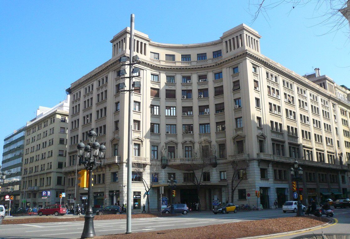 La seu de Foment del Treball a la Via Laietana de Barcelona