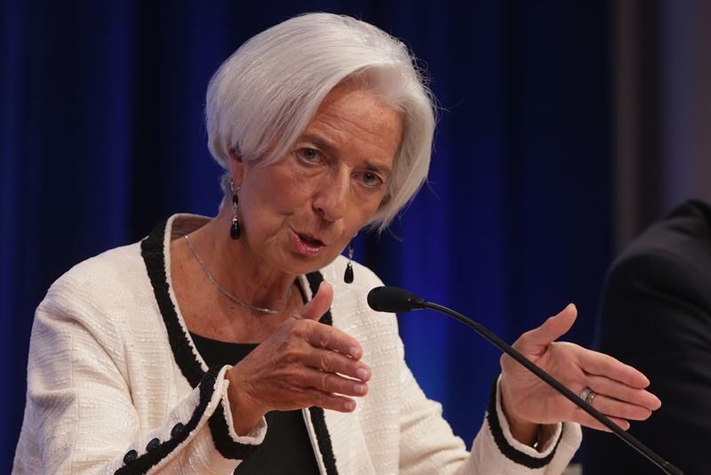    La directora gerent del Fons Monetari Internacional (FMI), Christine Lagarde