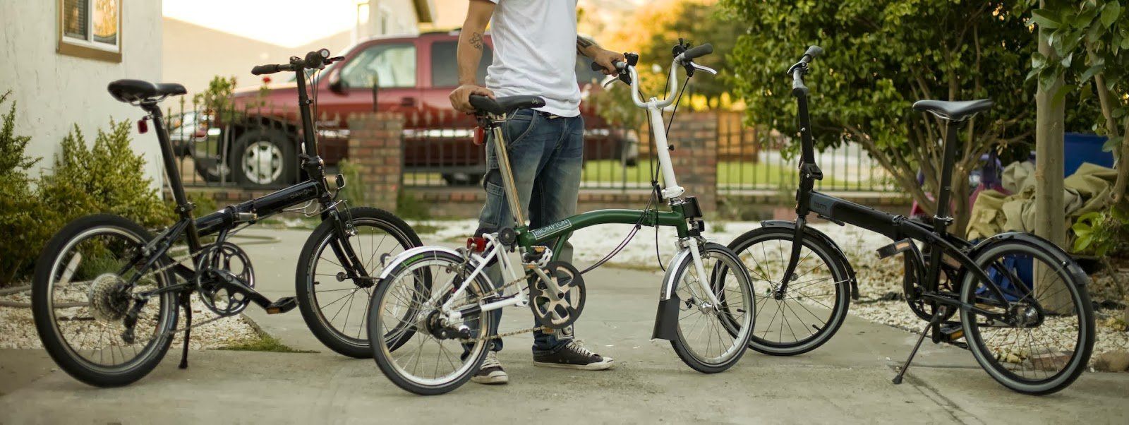 Les bicicletes plegables Brompton són molt populars a les ciutats