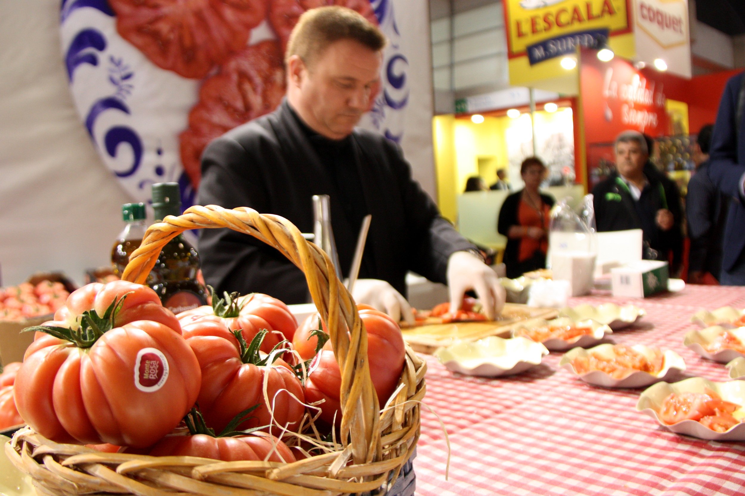 El tomàquet Monterosa s'ha presentat a la fira Alimentaria