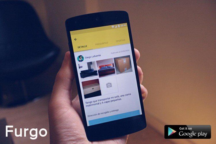 Hurgo App pone en contacto usuarios y transportistas