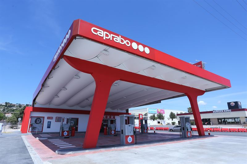 Una de les gasolineres de Caprabo