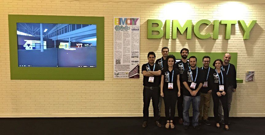 El equipo de SimBim al Smart City Expo