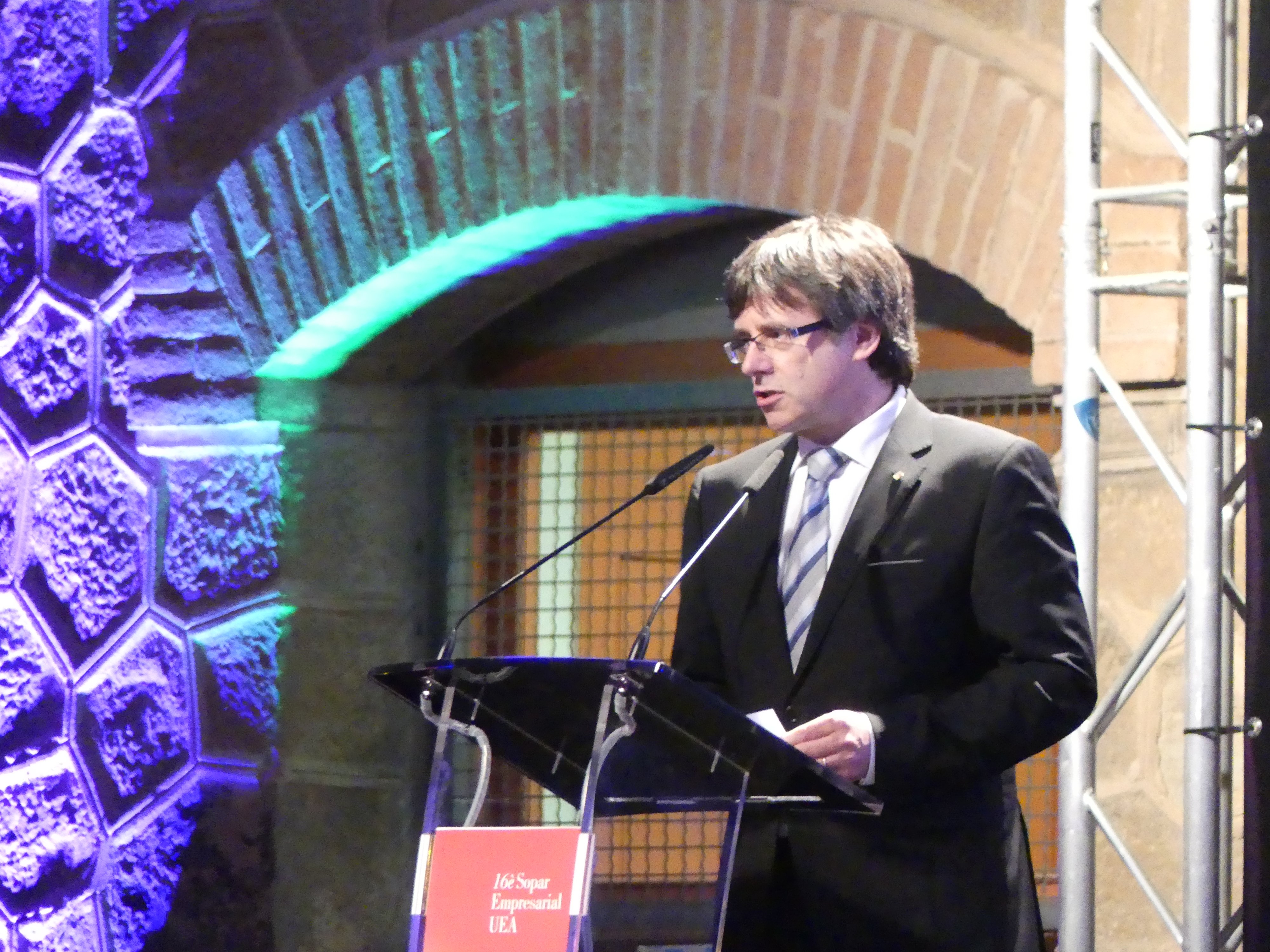 El president de la Generalitat de Catalunya, Carles Puigdemont