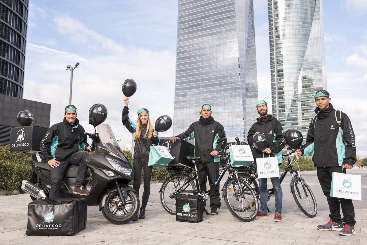 Deliveroo operates in Barcelona, Madrid and València