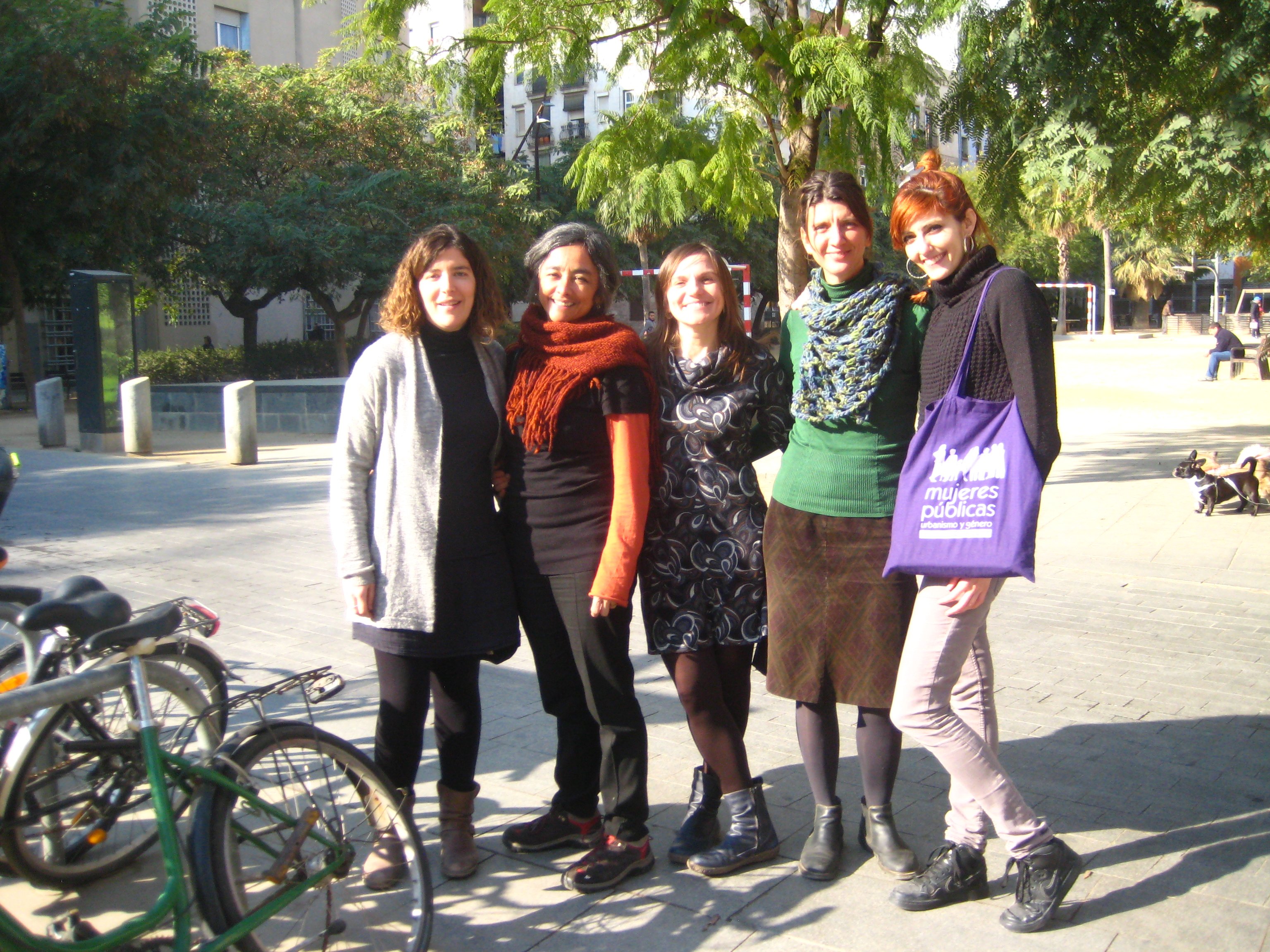 Roser Casanovas, Marta Fonseca, Sara Ortiz Escalante, Adriana Ciocoletto y Blanca Gutiérrez Valdivia