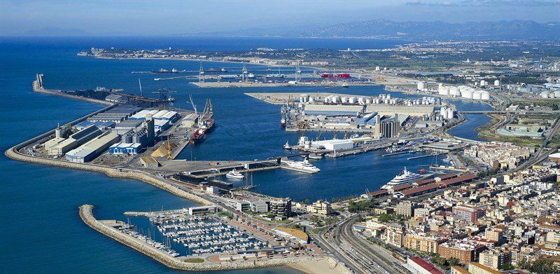 Vista aèria del Port de Tarragona