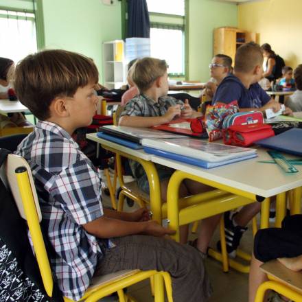 On Monday, classrooms were once again full with the return to school