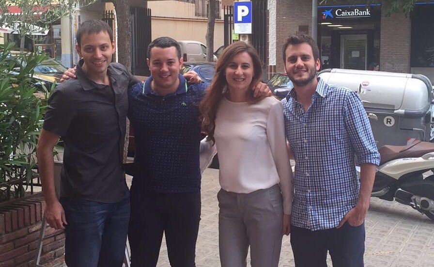 Jordi Figueras, Jonathan Florido, Ana de la Rosa i Quim Granados de Runnerbox