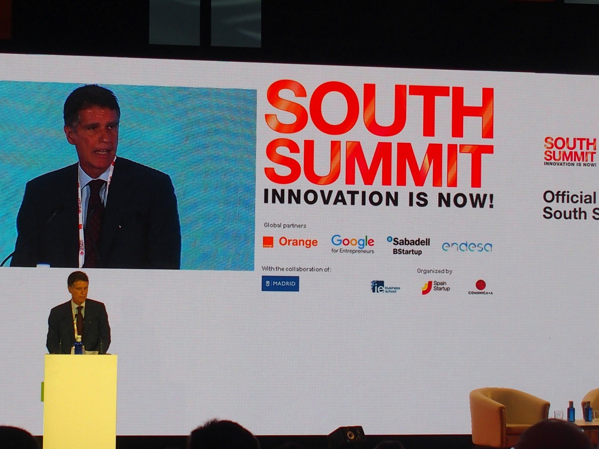 Jaume Guardiola, conseller delegat del Banc Sabadell al South Summit