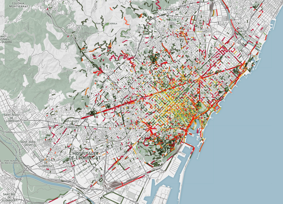 Flats in Barcelona can be chosen according to which are the least noisiest in the city, for example