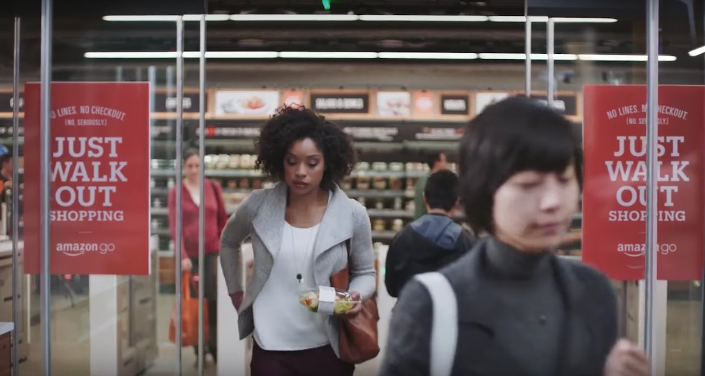 El supermercado, denominado Amazon Go, no funciona como la típica tienda