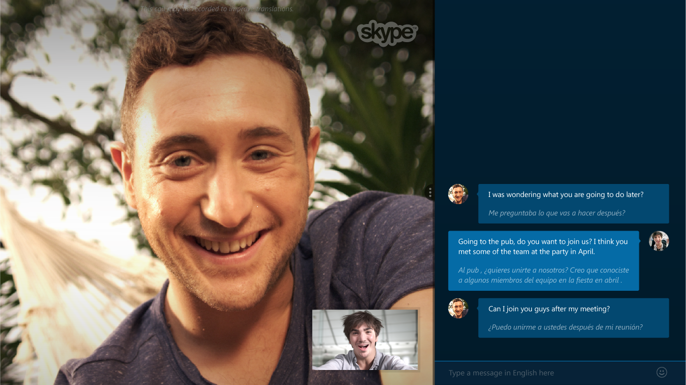 Skype ja permet traduir qualsevol tipus de trucada