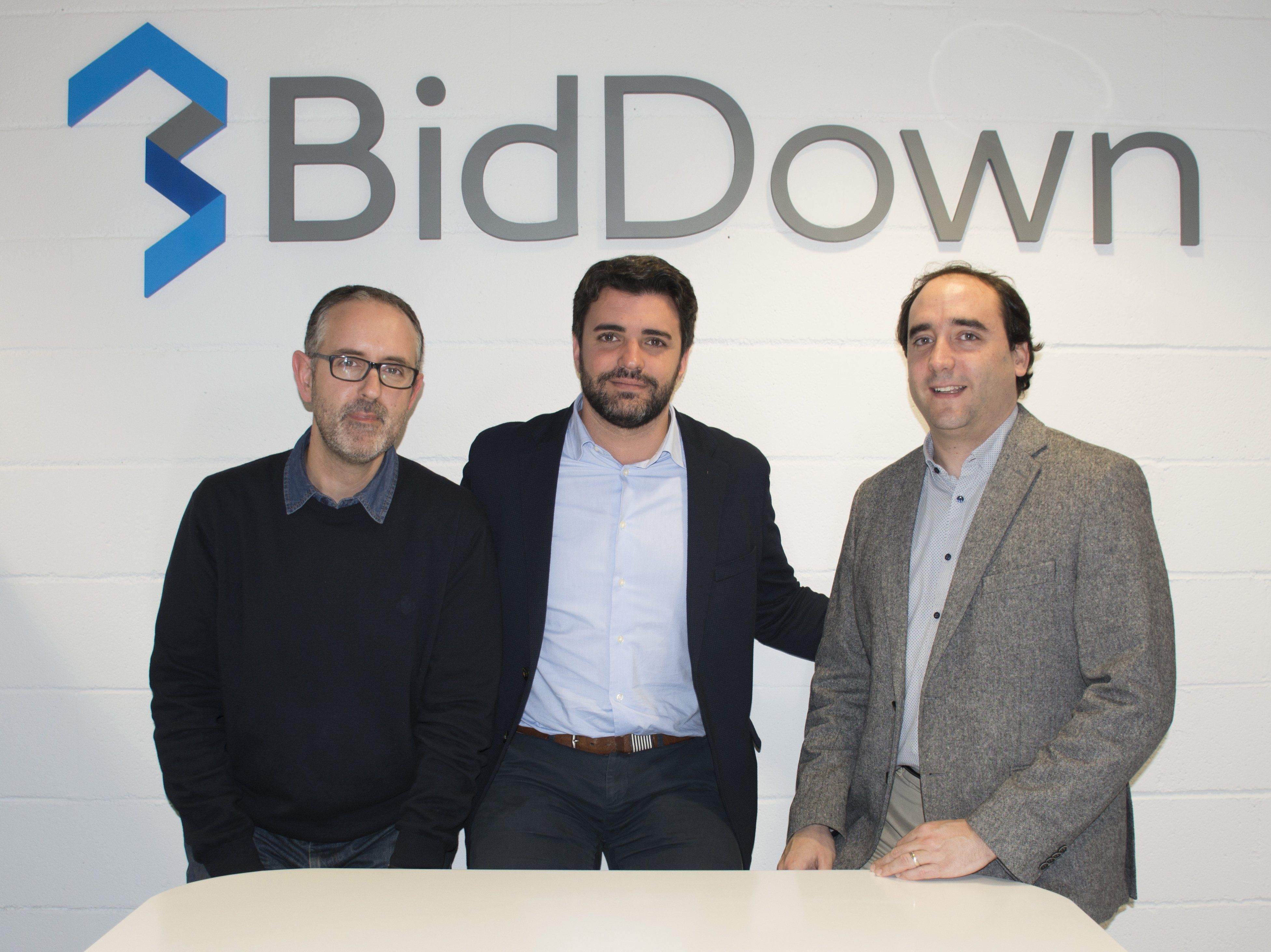 Xavi Serrano, Josep Ma. Nadal i Marc Ameda de BidDown