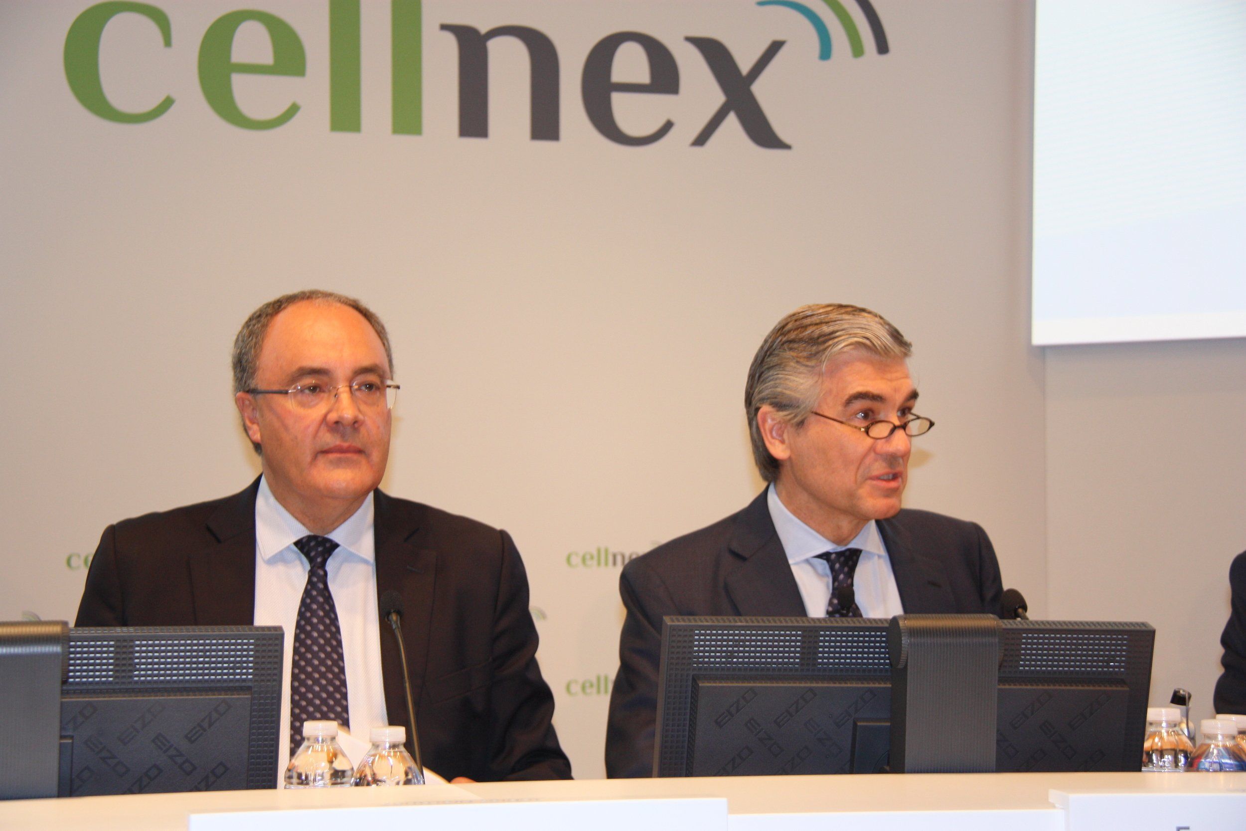 Tobias Martínez i Francisco Reynés, conseller delegat i president de Cellnex