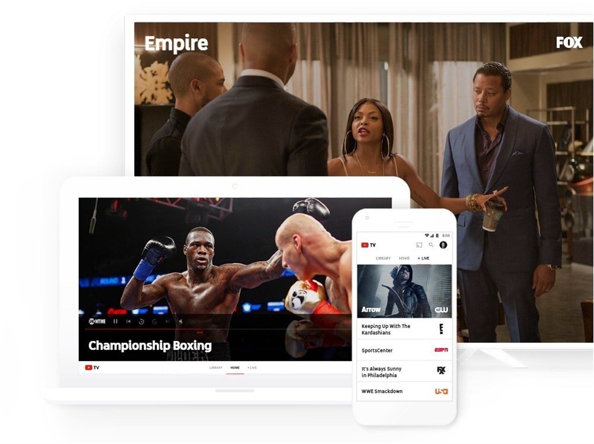 El nou YouTube TV de moment està disponible només als EEUU