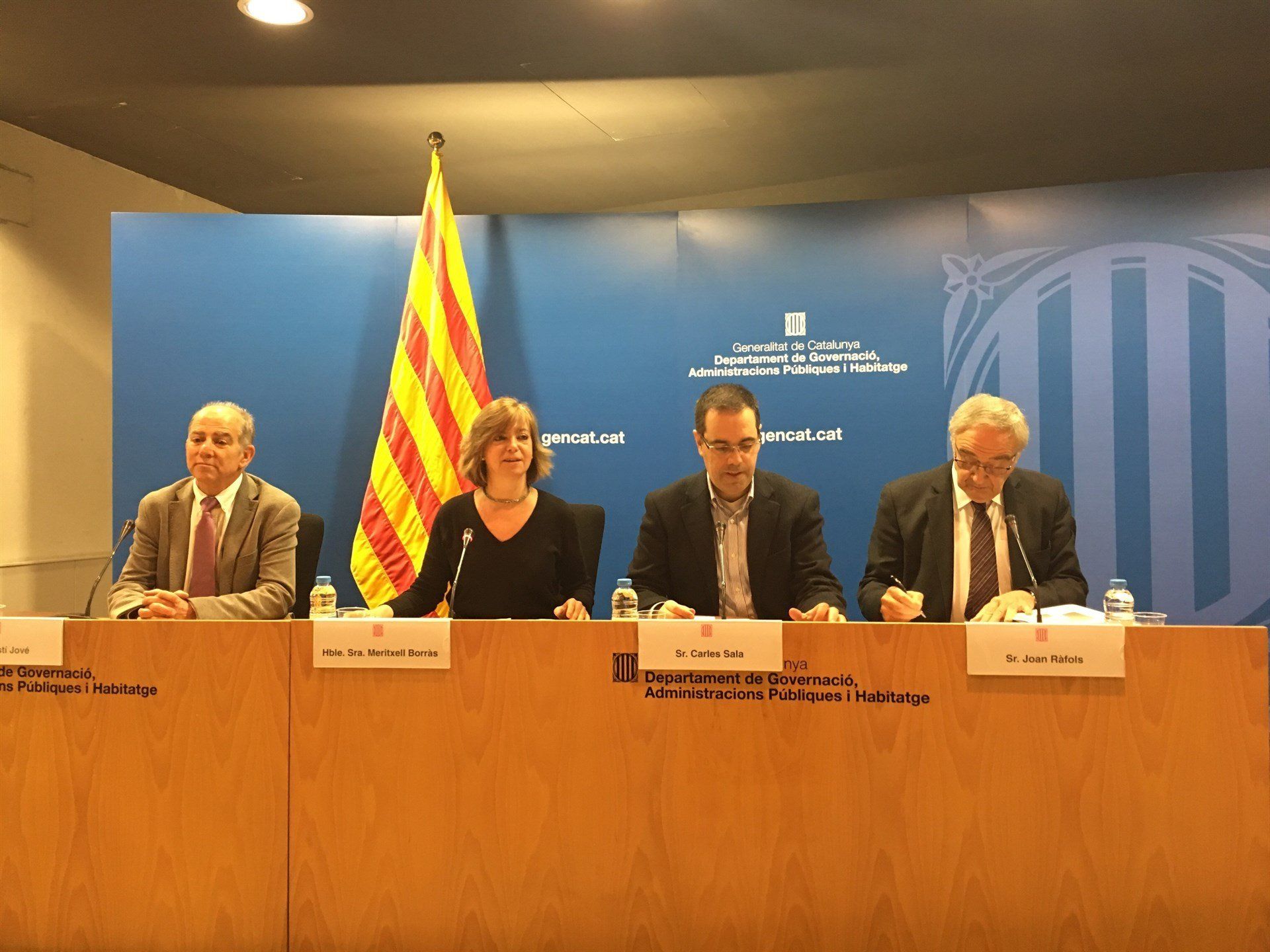 La consellera de Governació, Administracions Públiques i Habitatge de la Generalitat, Meritxell Borràs