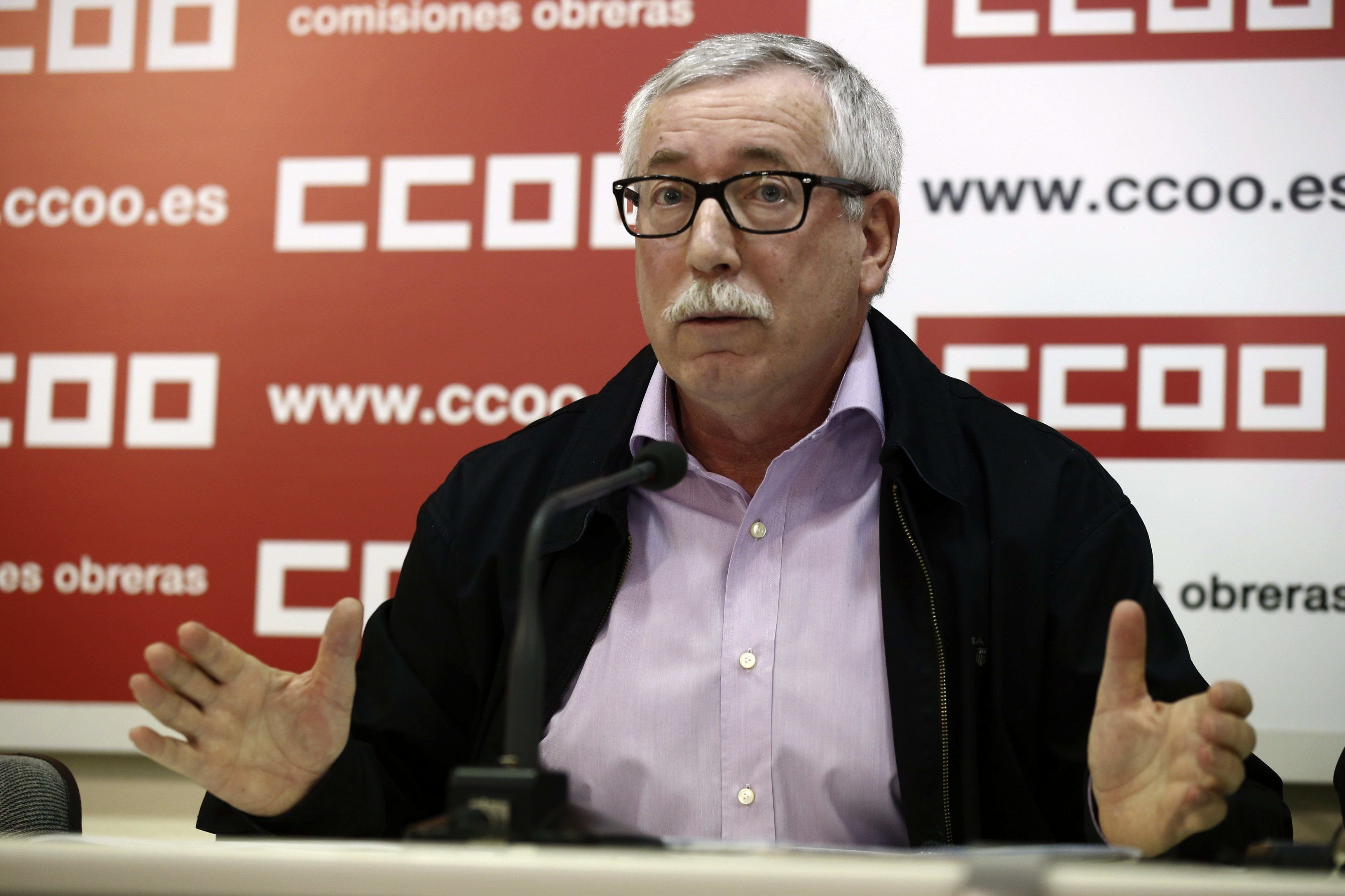 El secretari general de CCOO, Ignacio Fernández Toxo,