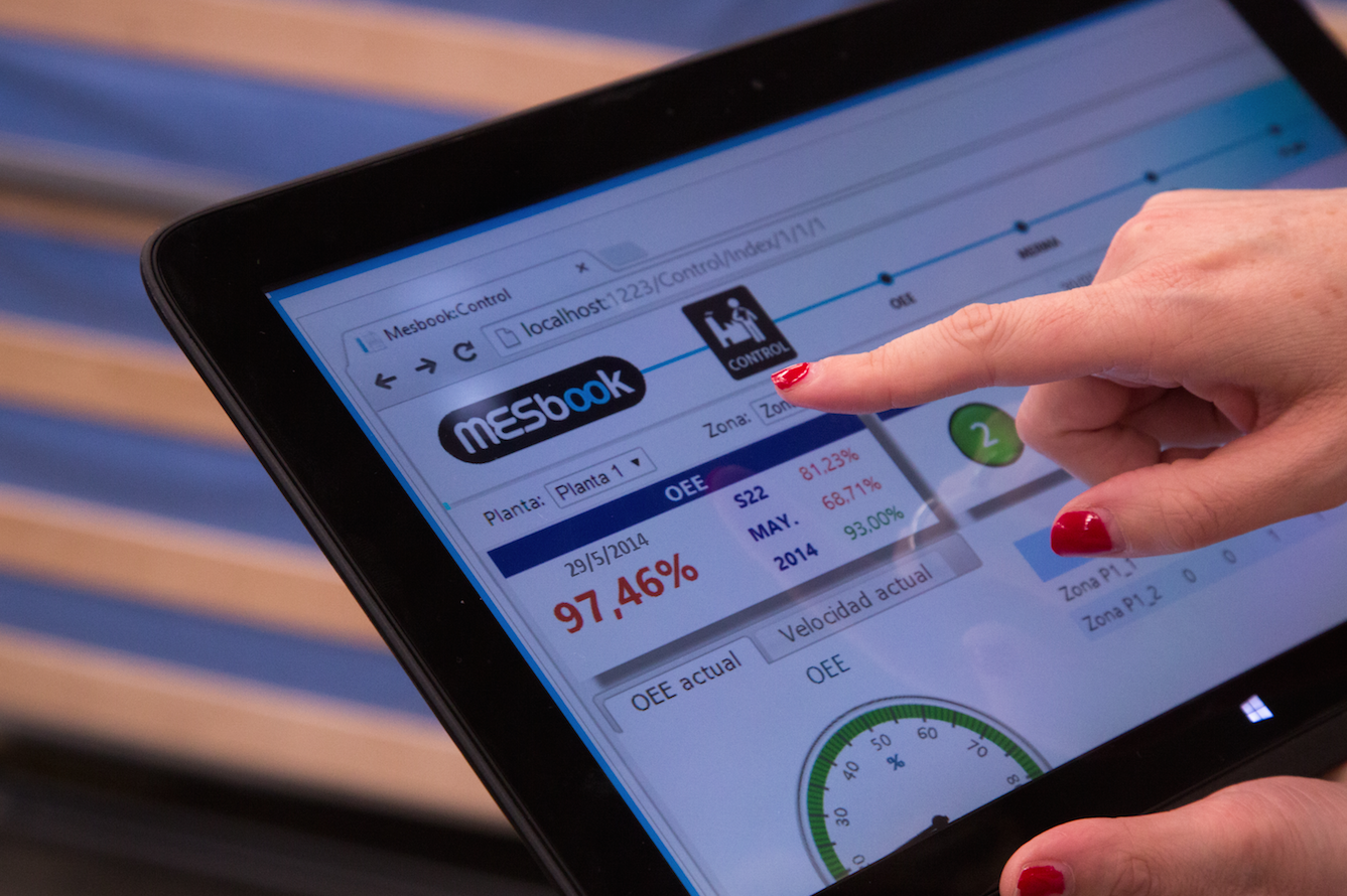 MESbook makes decision making more efficient with information in real time