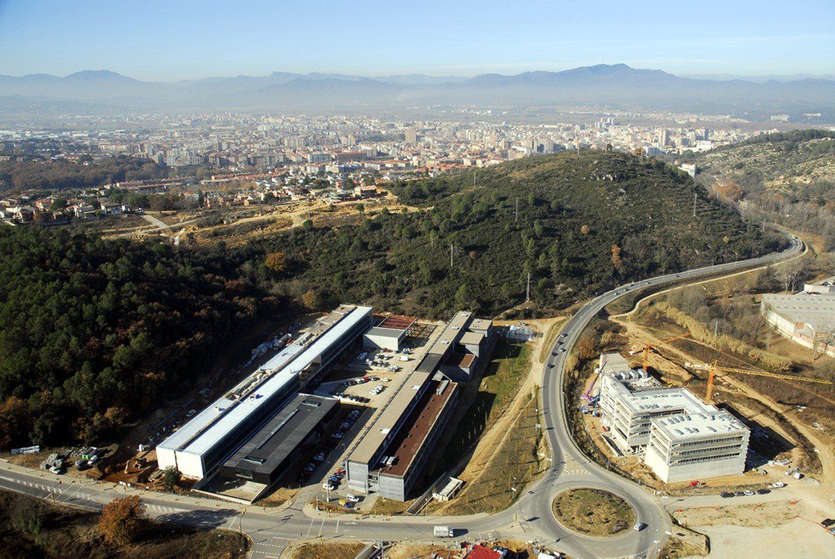 Vista aèria de la Universitat de Girona