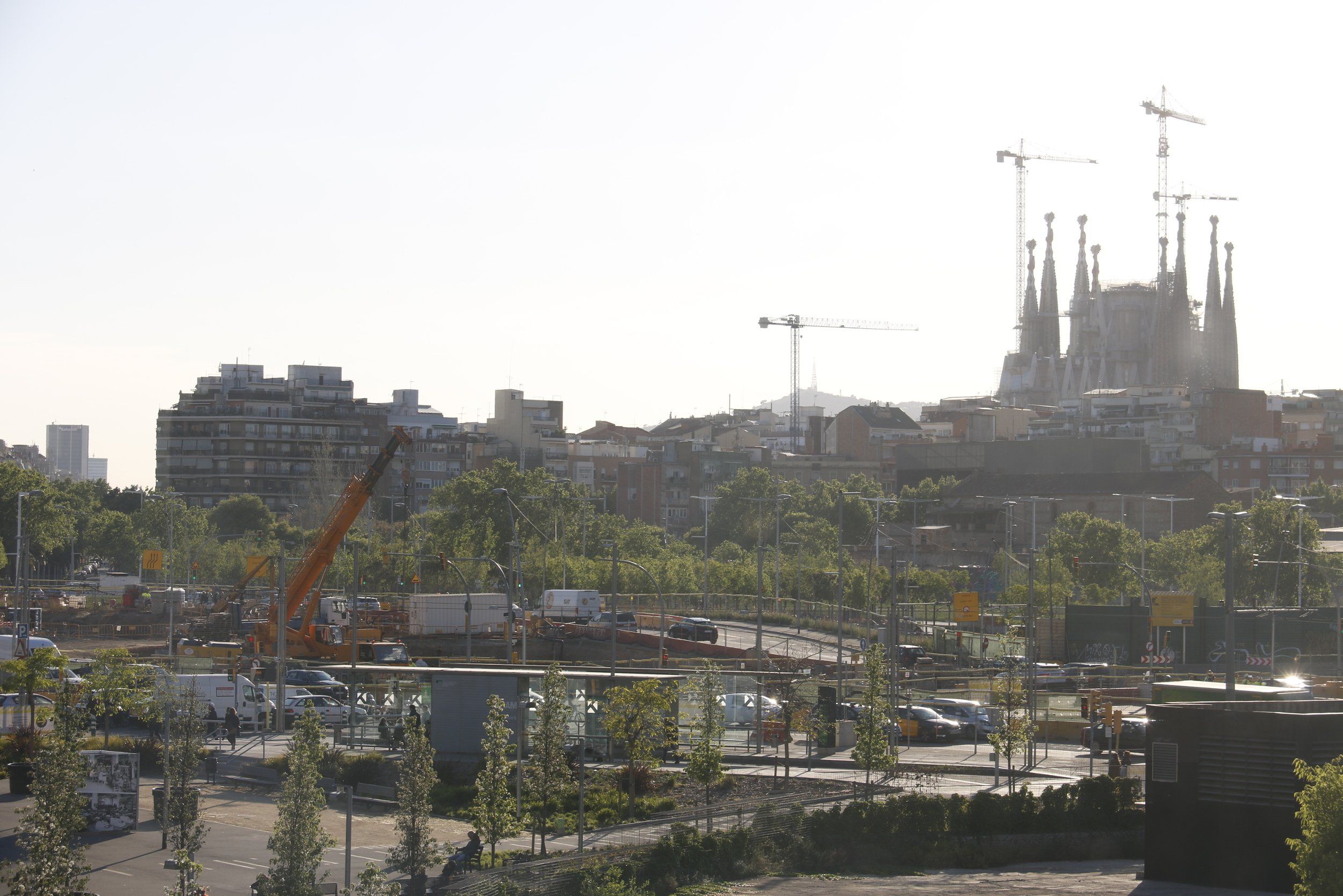 Les obres a la plaça de les Glòries, aturades fins la nova licitació