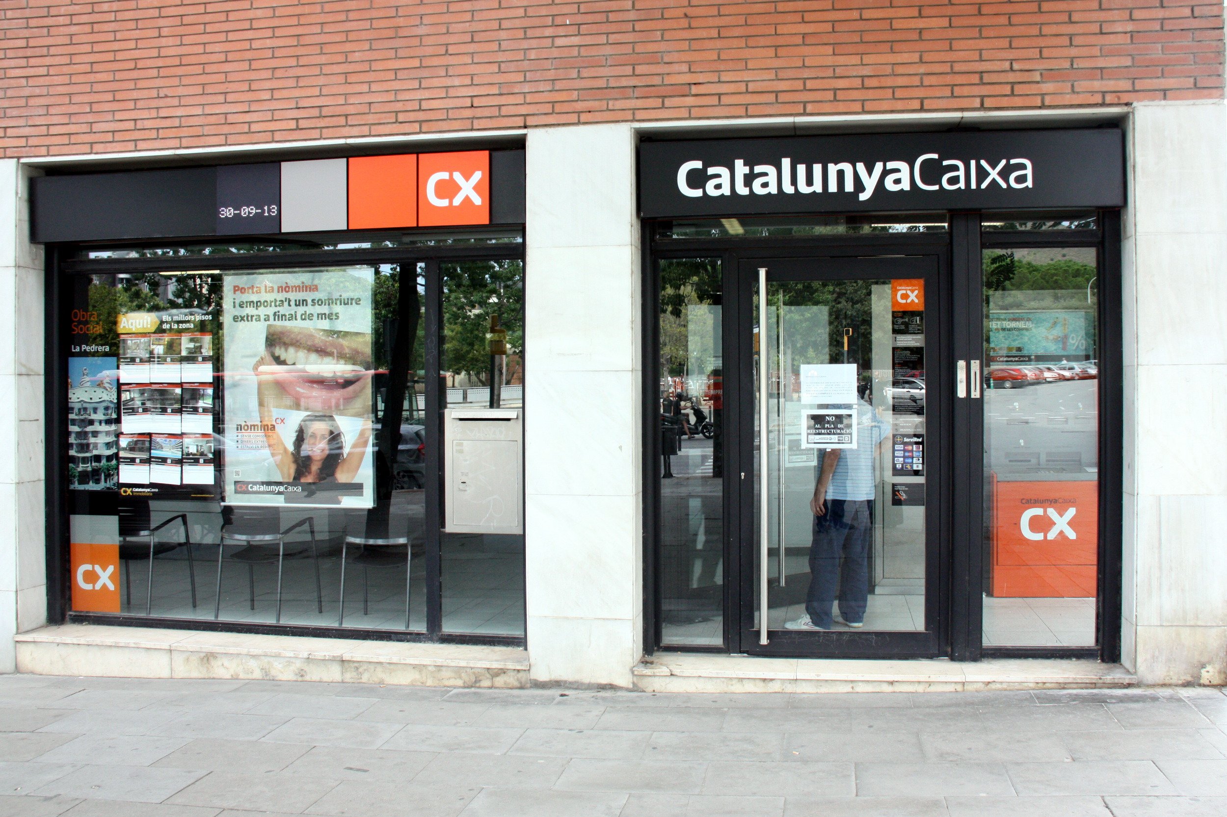 Una oficina de CatalunyaCaixa