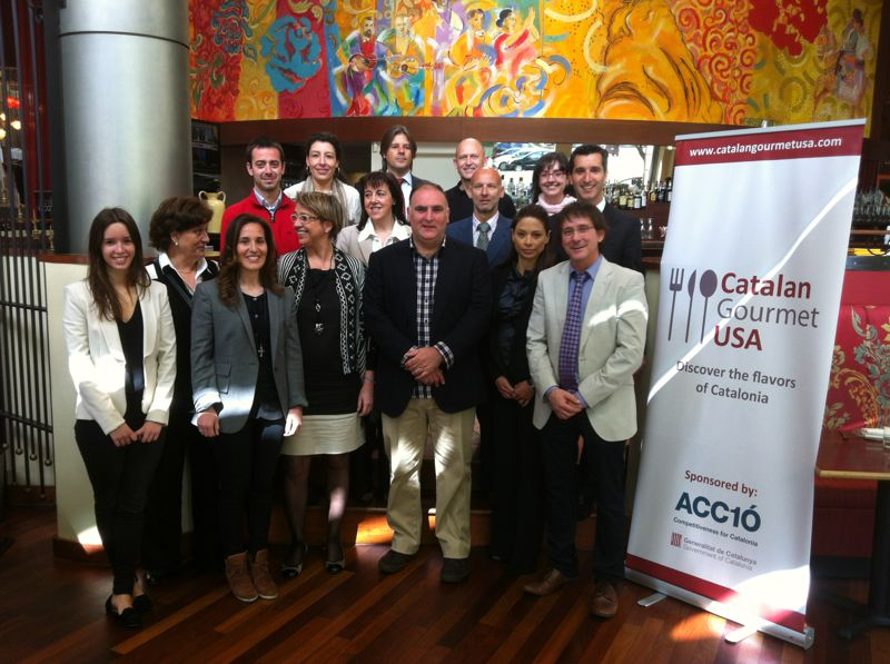 Fotografia de la presentació de la plataforma Catalan Gourmet USA, aquest any