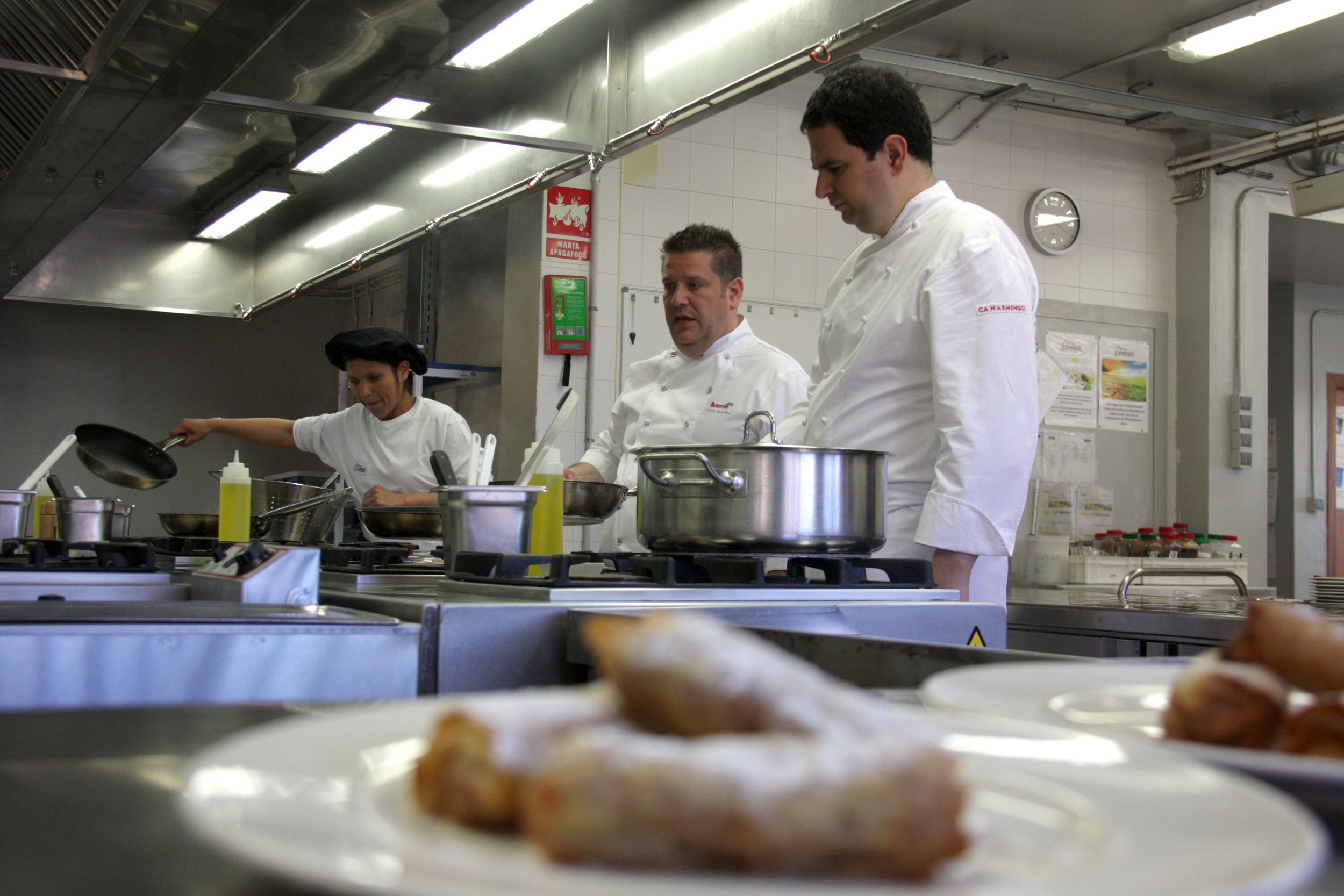 Victor Quintillà, xef del Lluerna, és referent de la gastronomia de Santa Coloma | J. Pujolar (ACN)