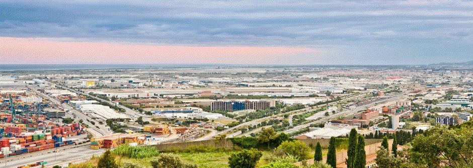 Imatge del polígon de la Zona Franca de Barcelona