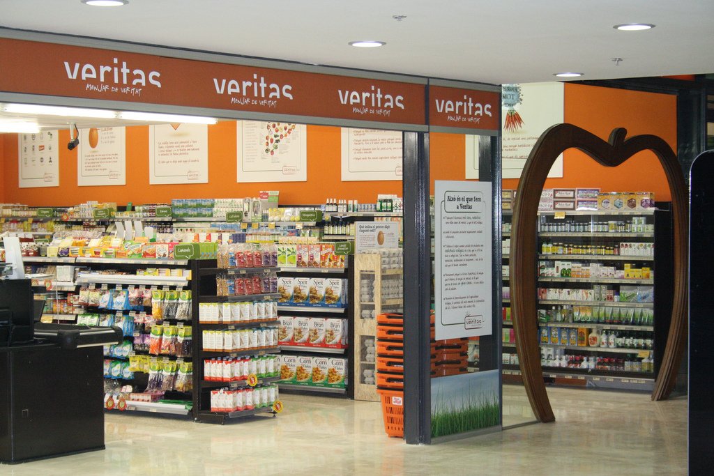 Veritas is one of the shops that sells organic produce