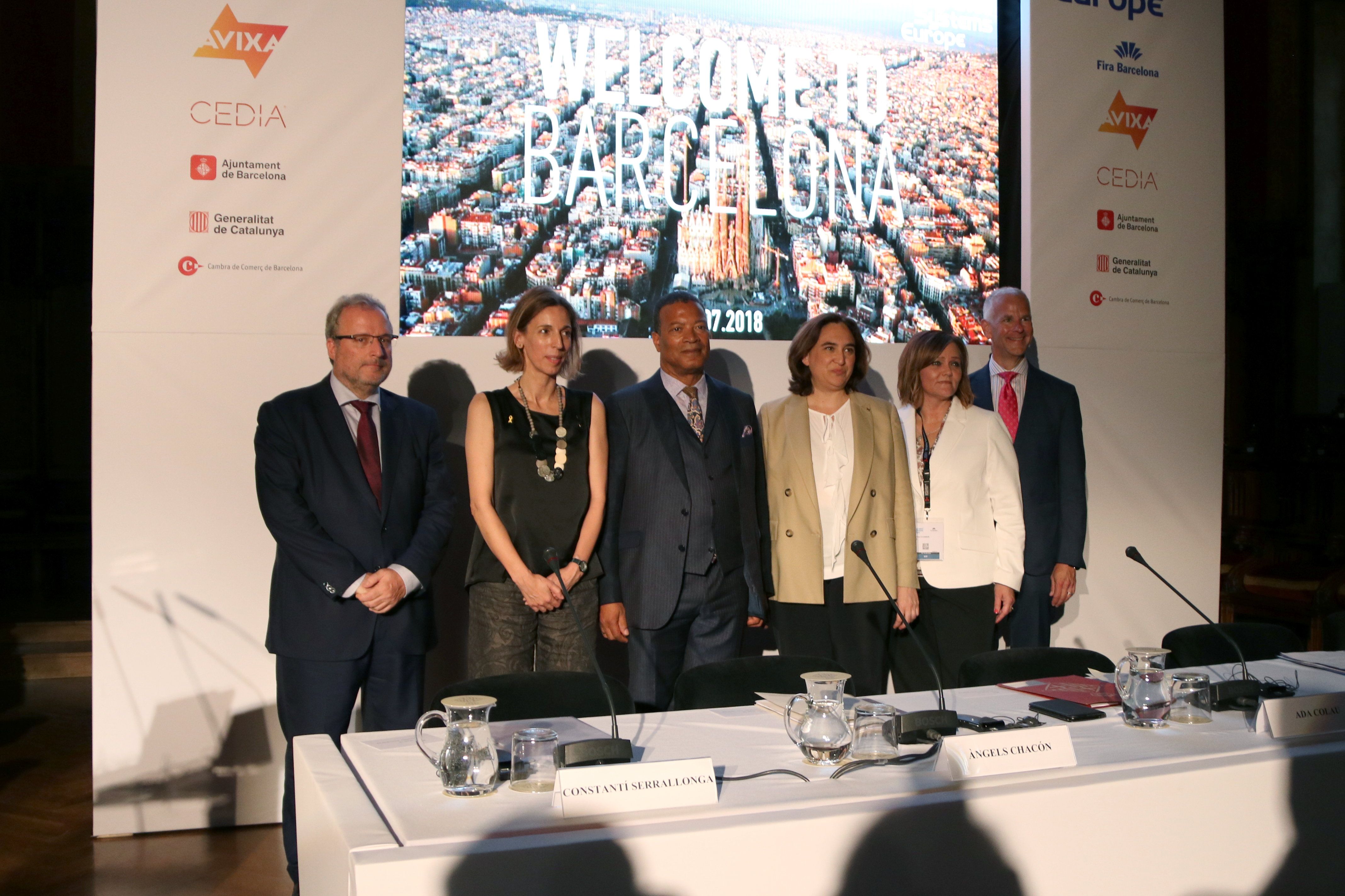 Foto de la presentació de l'ISE a Barcelona | ACN