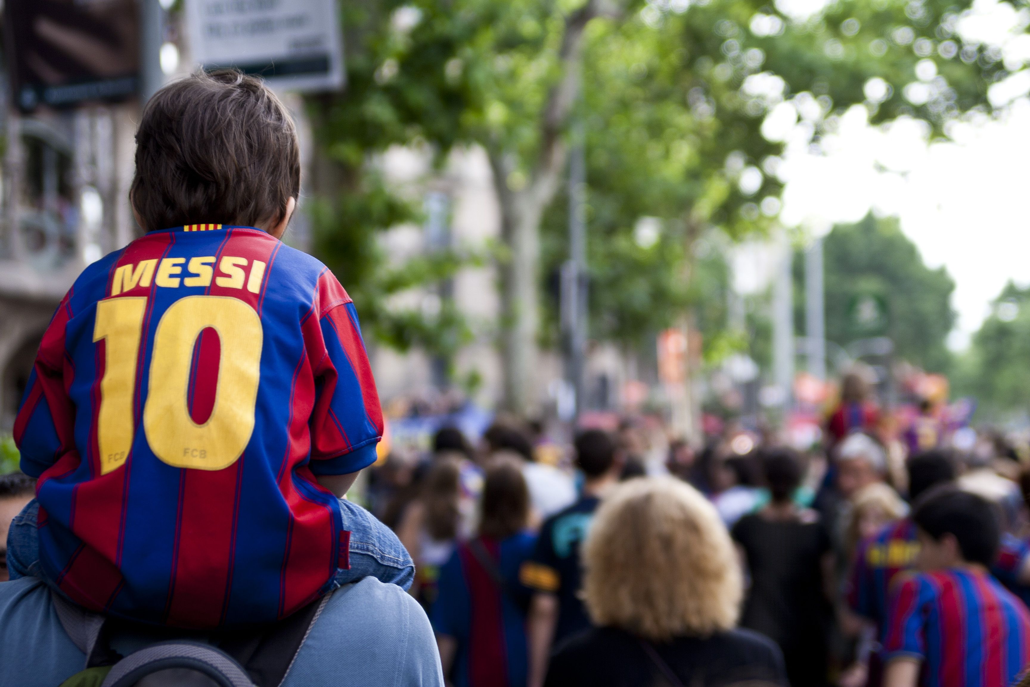 Samarreta Messi en una celebració. | iStock