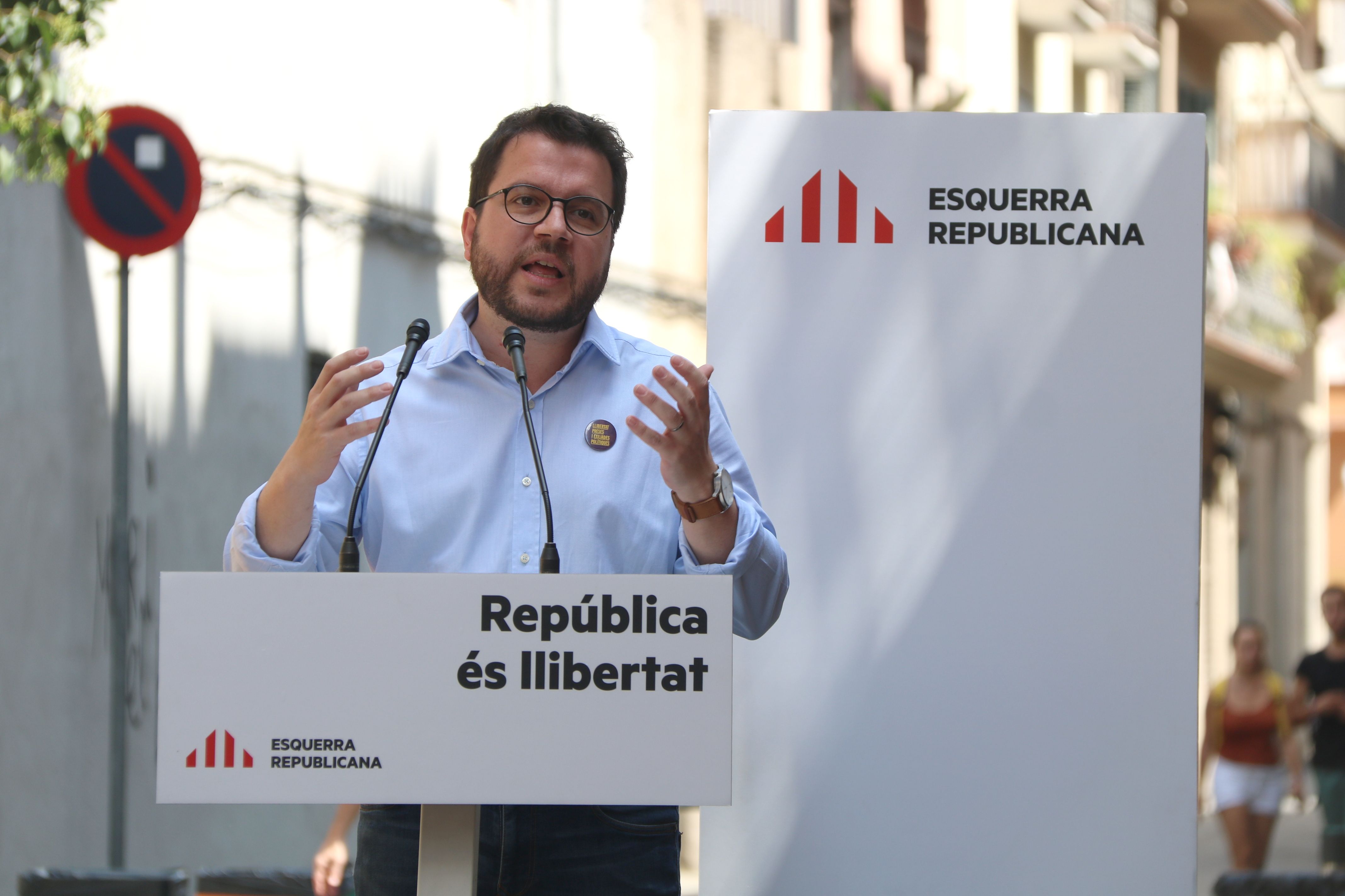 El vicepresident del Govern i adjunt a la presidència d'ERC, Pere Aragonès