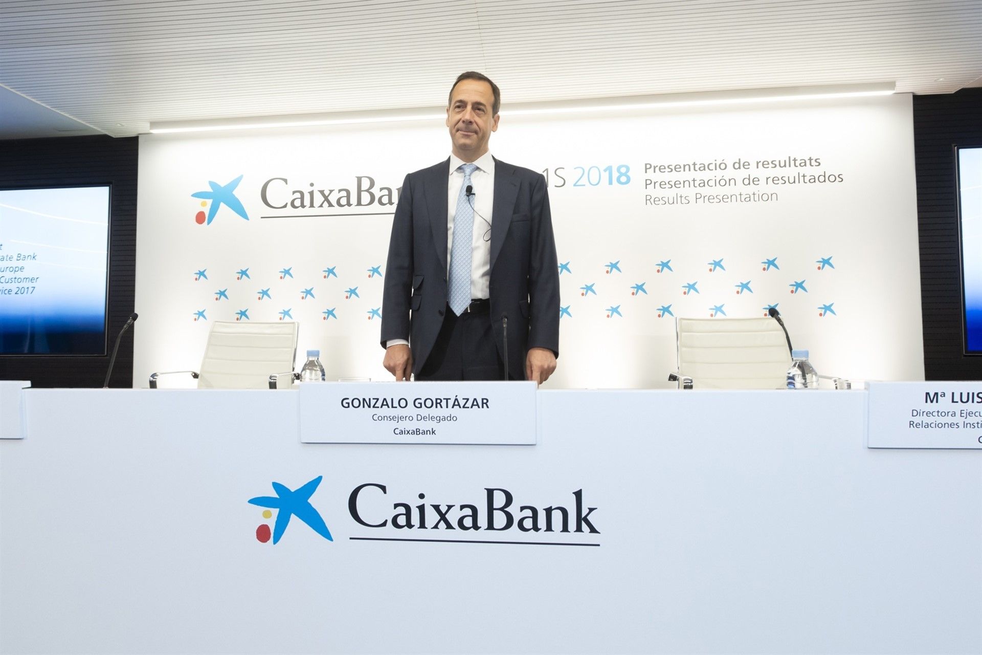 El conseller delegat de CaixaBank, Gonzalo Gortázar