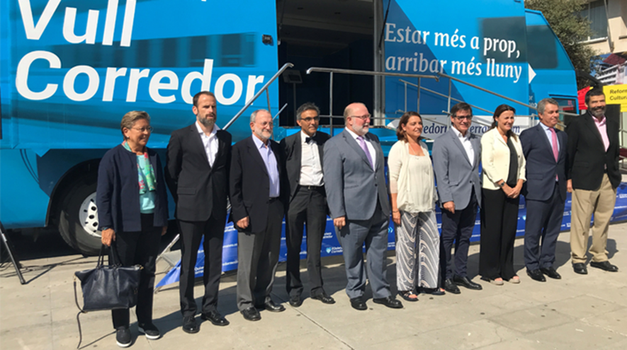 Parada del #QuieroCorredor a Martorell | Cedida