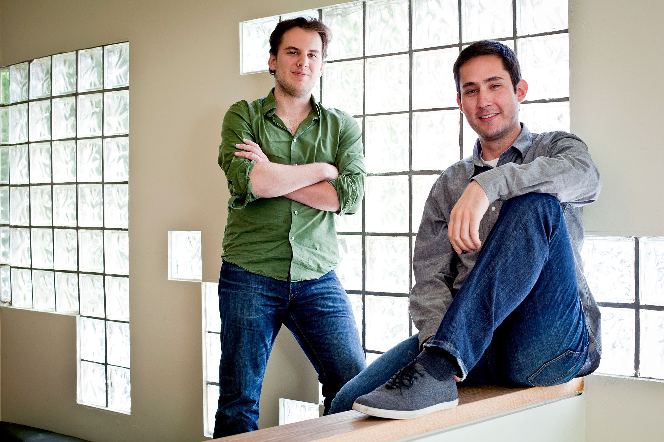 Kevin Systrom i Mike Krieger, fundadors d'Instagram