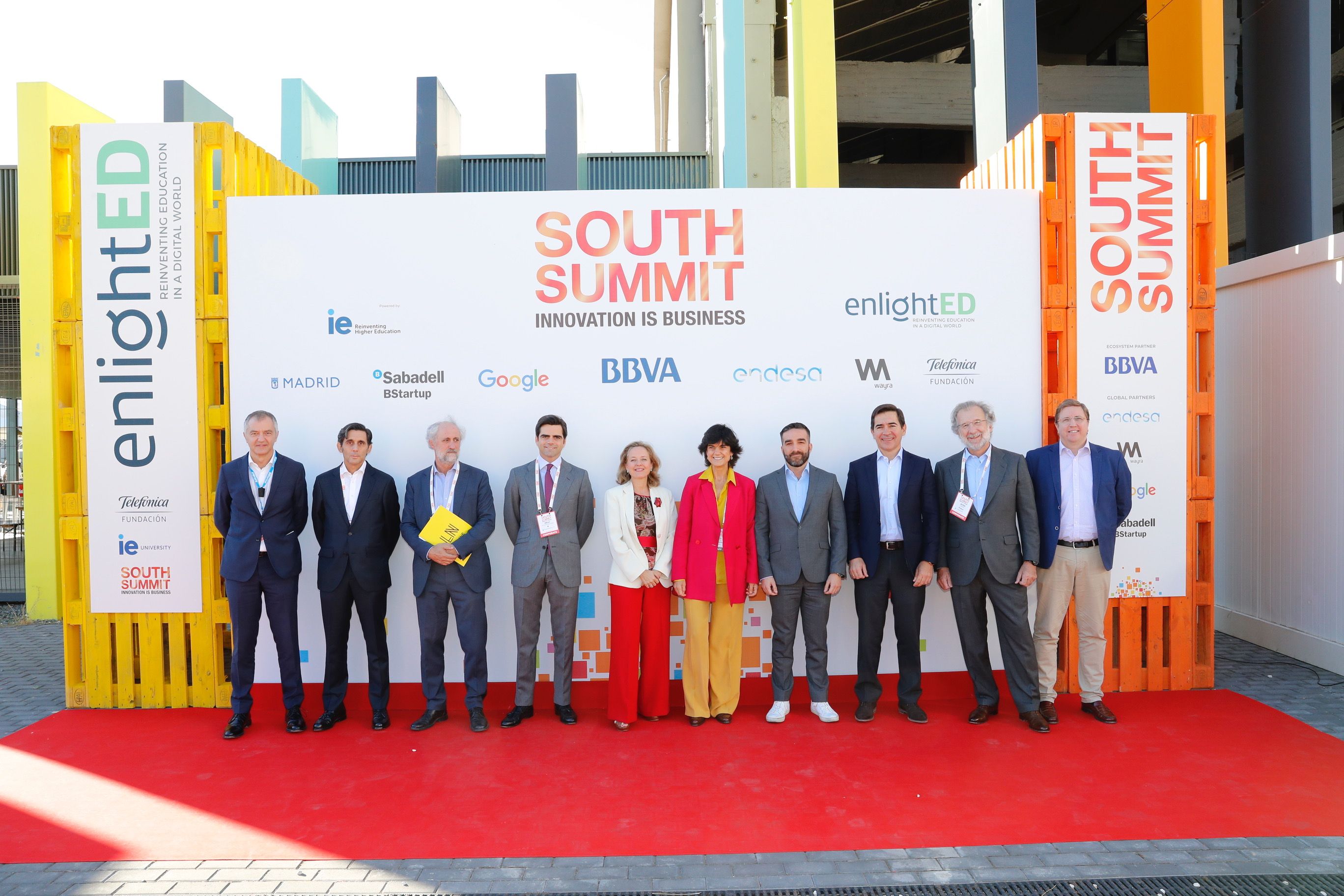 Autoritats a la inaguració oficial del South Summit, a Madrid | Cedida