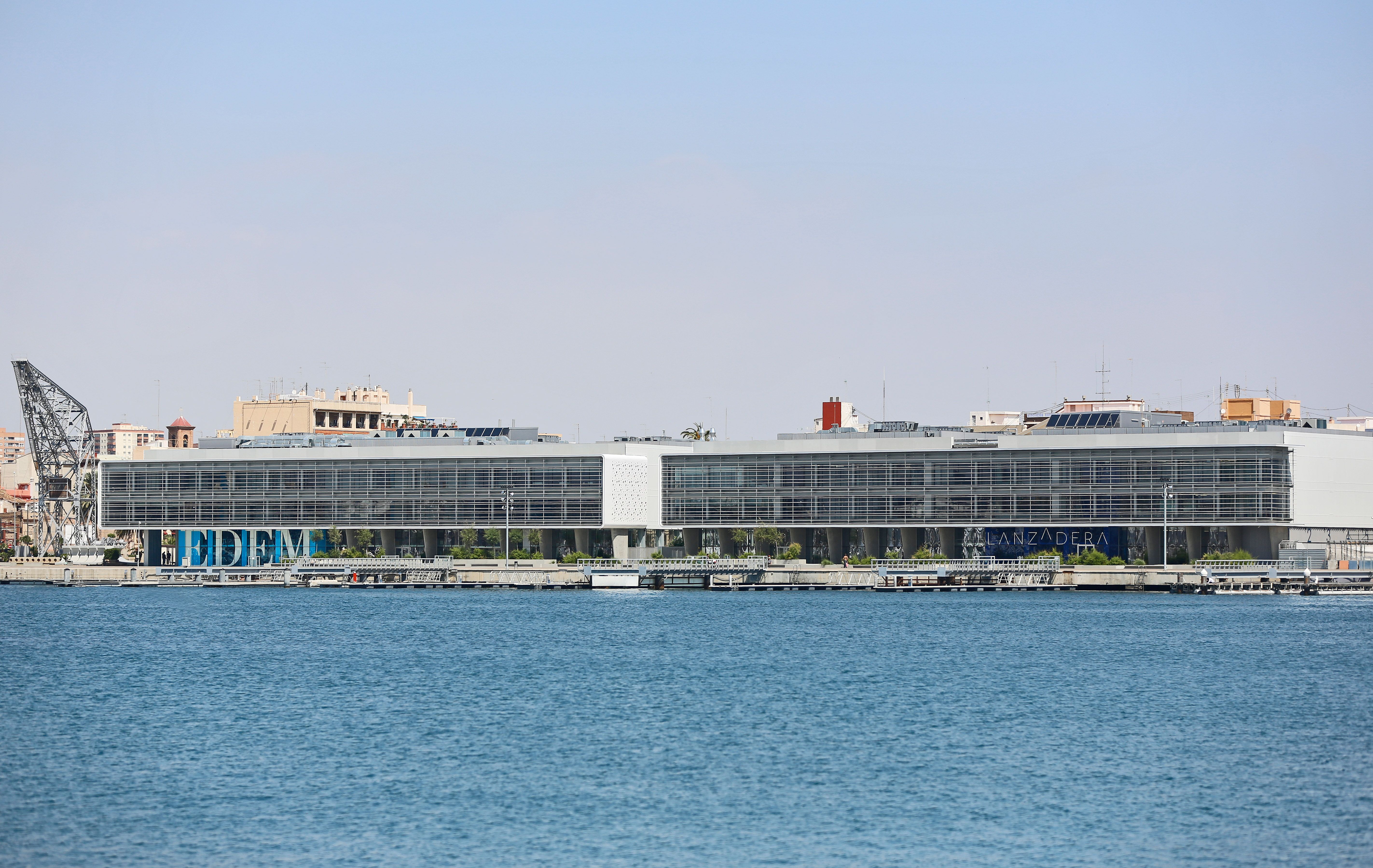 Fachada del recinto Marina de empresas | Cedida