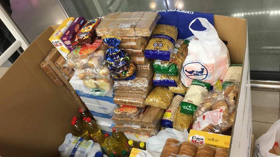 Imatge dels aliments recollits pel Gran Recapte l'any passat | El Gran Recapte