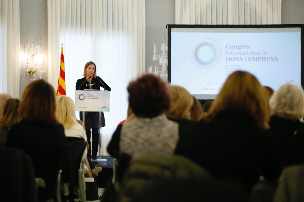 La consellera Àngels Chacón al Congrés Dona i Empresa | Cedida