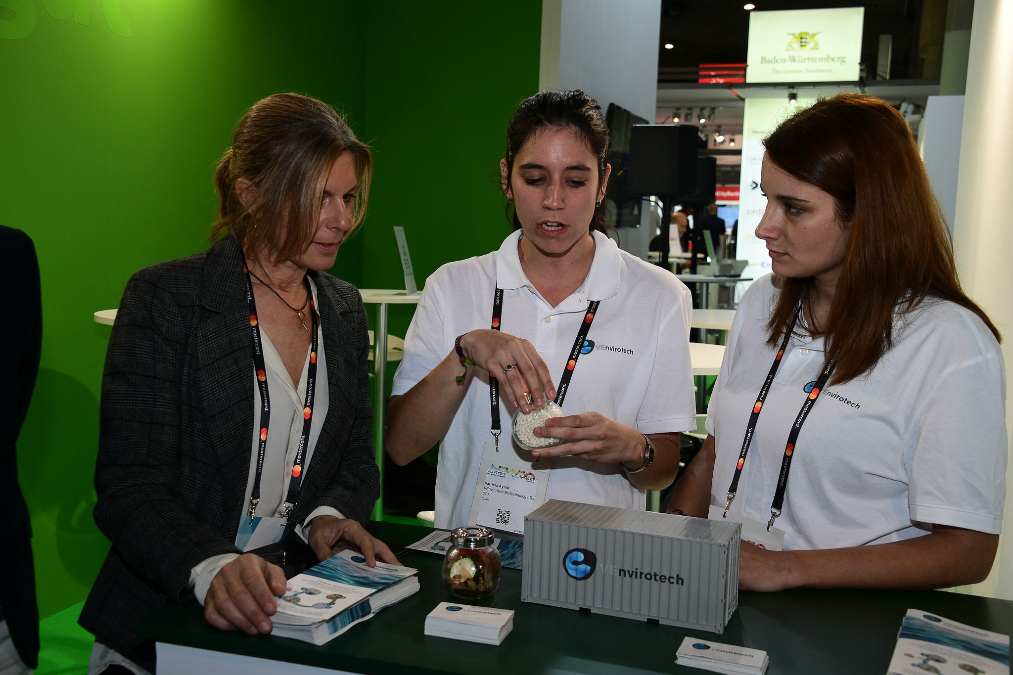 Patrícia Aymà, de Venvirotech, durant l'Smart City Expo World Congress aquest novembre a Barcelona | Localpres