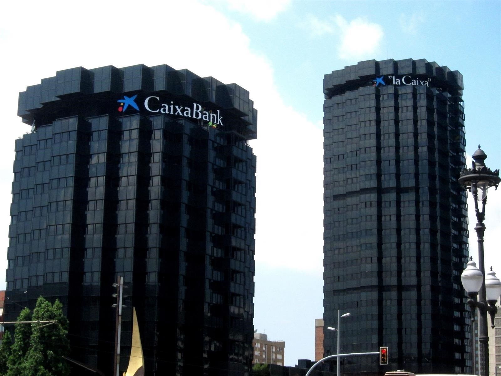 Les torres de la Caixa a la Diagonal