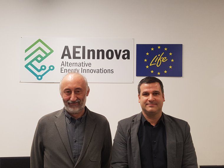 El president de AEInnova, Raul Aragonés, i el director general, Carles Ferrer