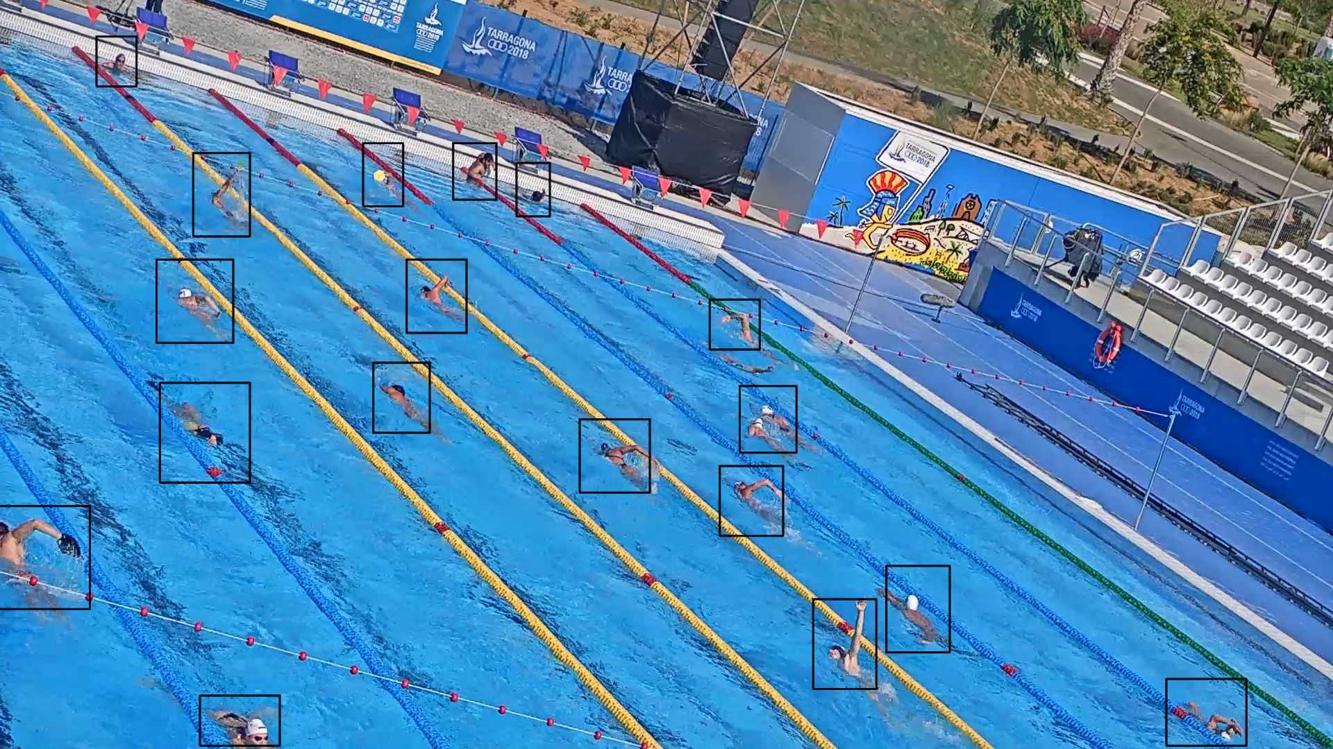 Les càmeres de visió artificial a una piscina | Cedida