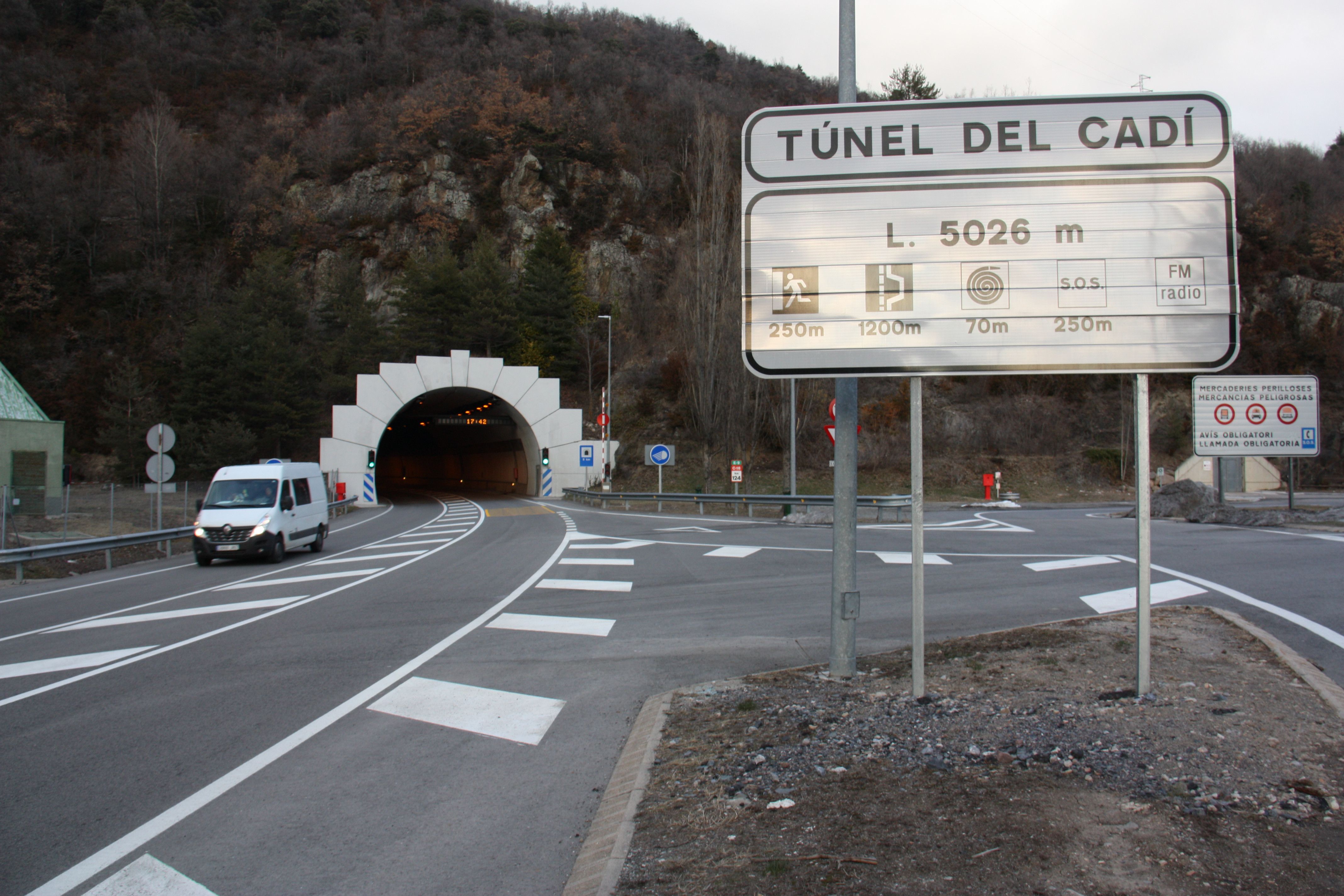 Abertis vol comprar els Túnels del Cadí i Barcelona