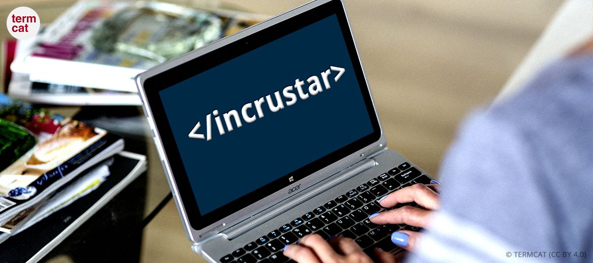 En catalán, 'incrustar' hace referencia a la función de insertar información en una plataforma digital