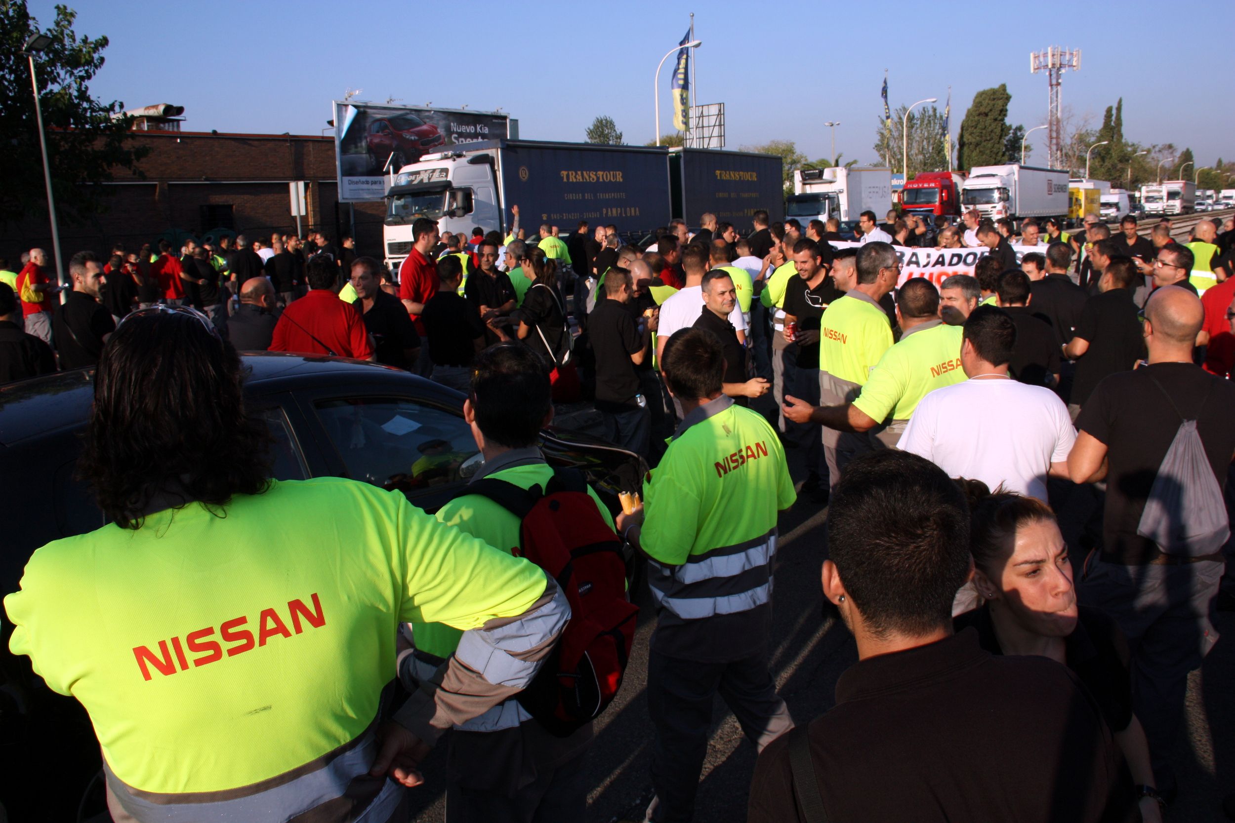 Els treballadors de Nissan de la Zona Franca en una protesta el 2016 | ACN