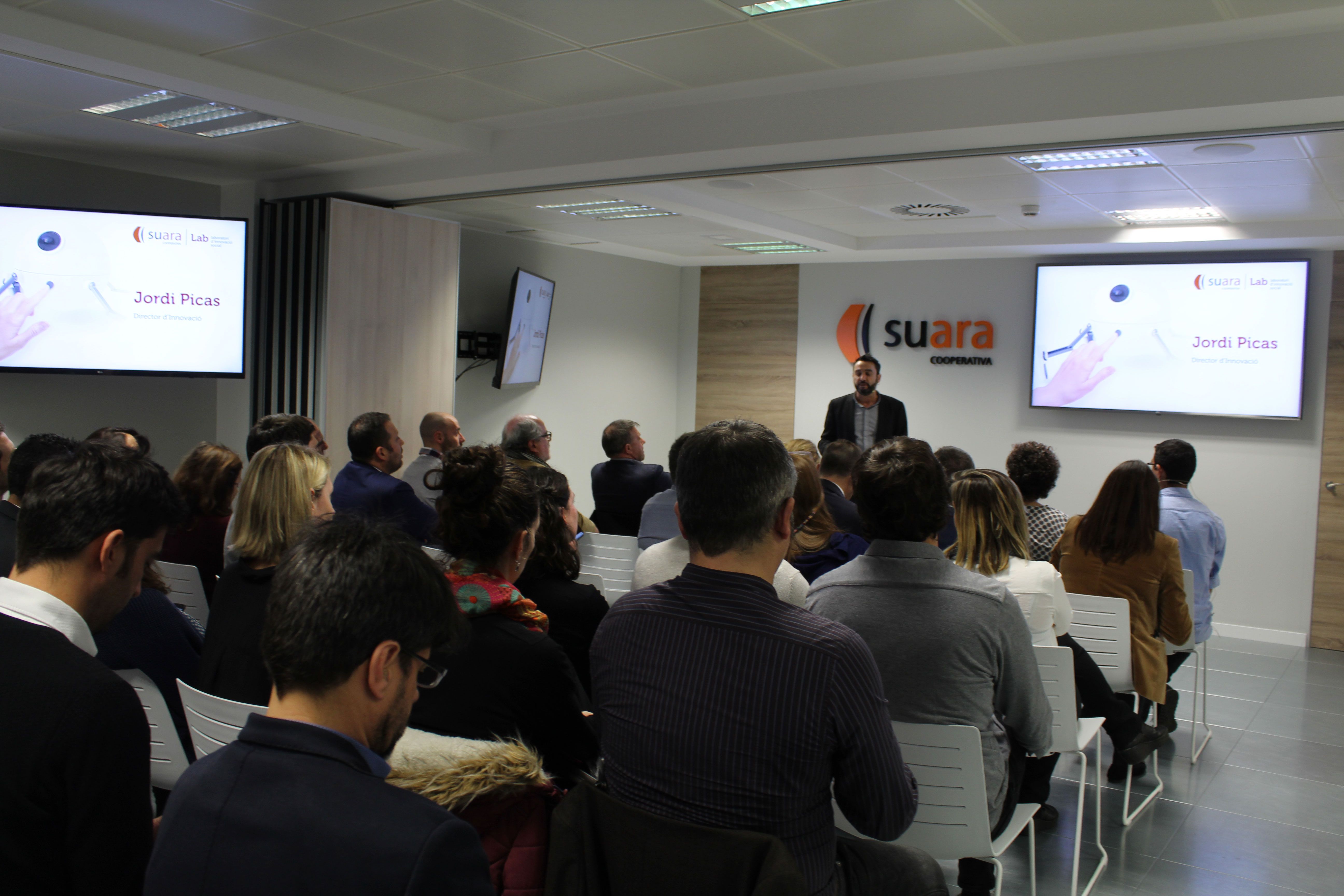 Jordi Picas presenta el nou laboratori d'emprenedoria | Cedida