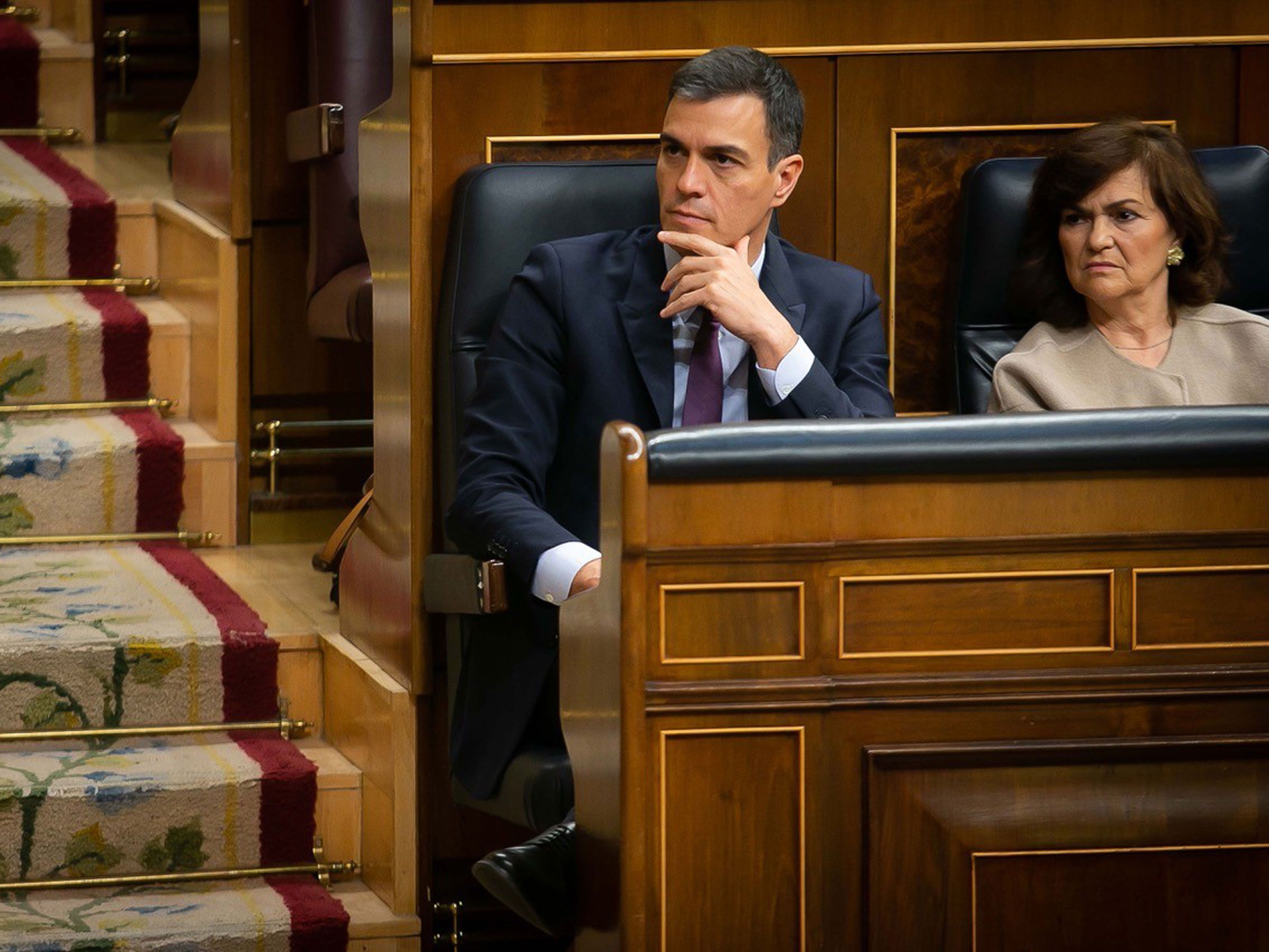 El president del govern espanyol, Pedro Sánchez, durant el debat dels Pressupostos | ACN