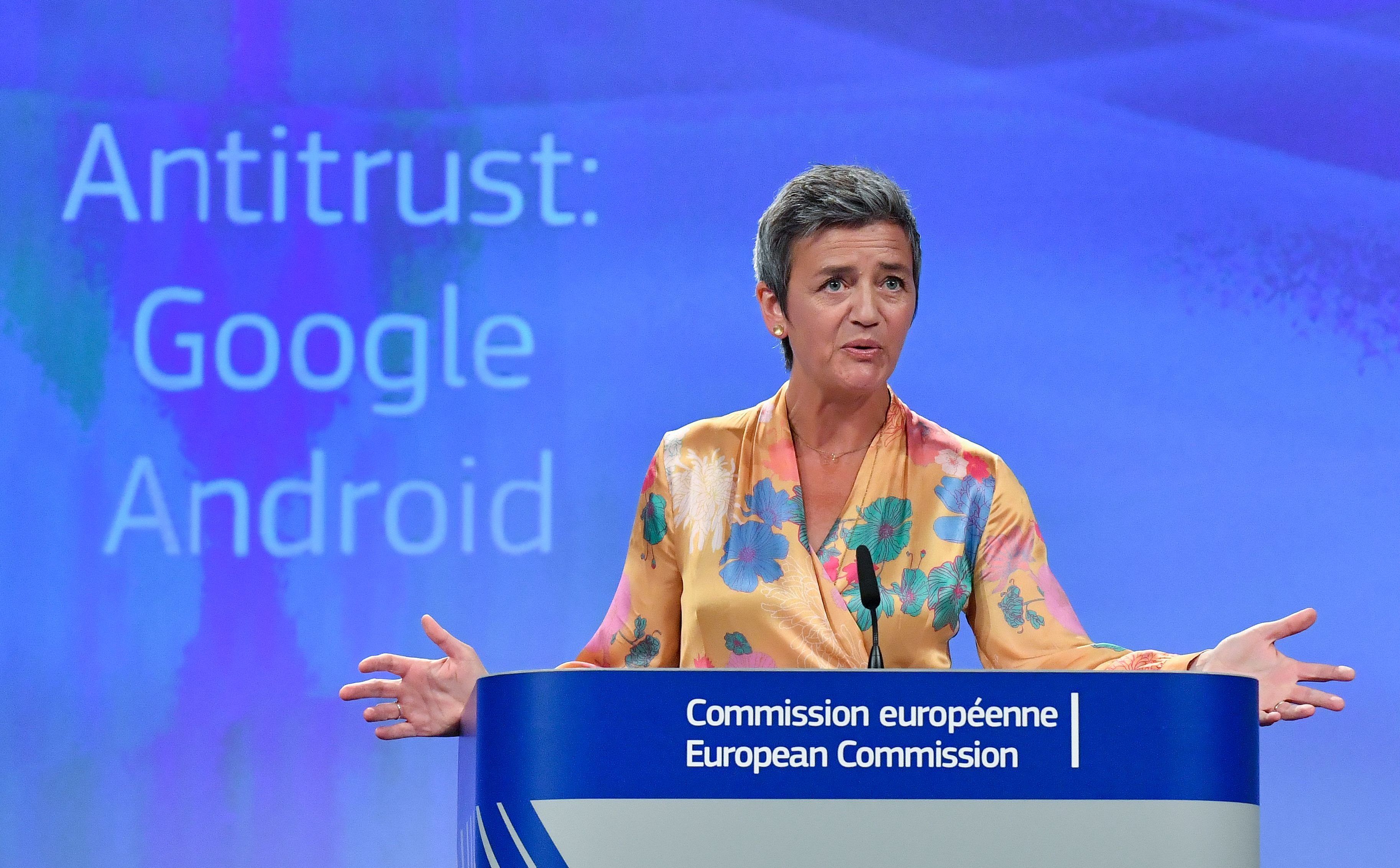 La comissària europea de la Competència dins de la Comissió Europea, Margrethe Vestager